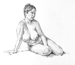 Life drawing by Jeff Whipple