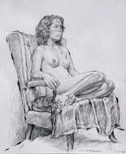 Life drawing by Jeff Whipple