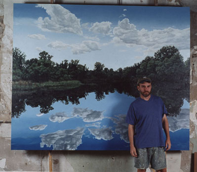 Jeff in his studio